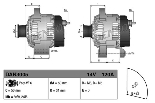 Denso generator für - denso,